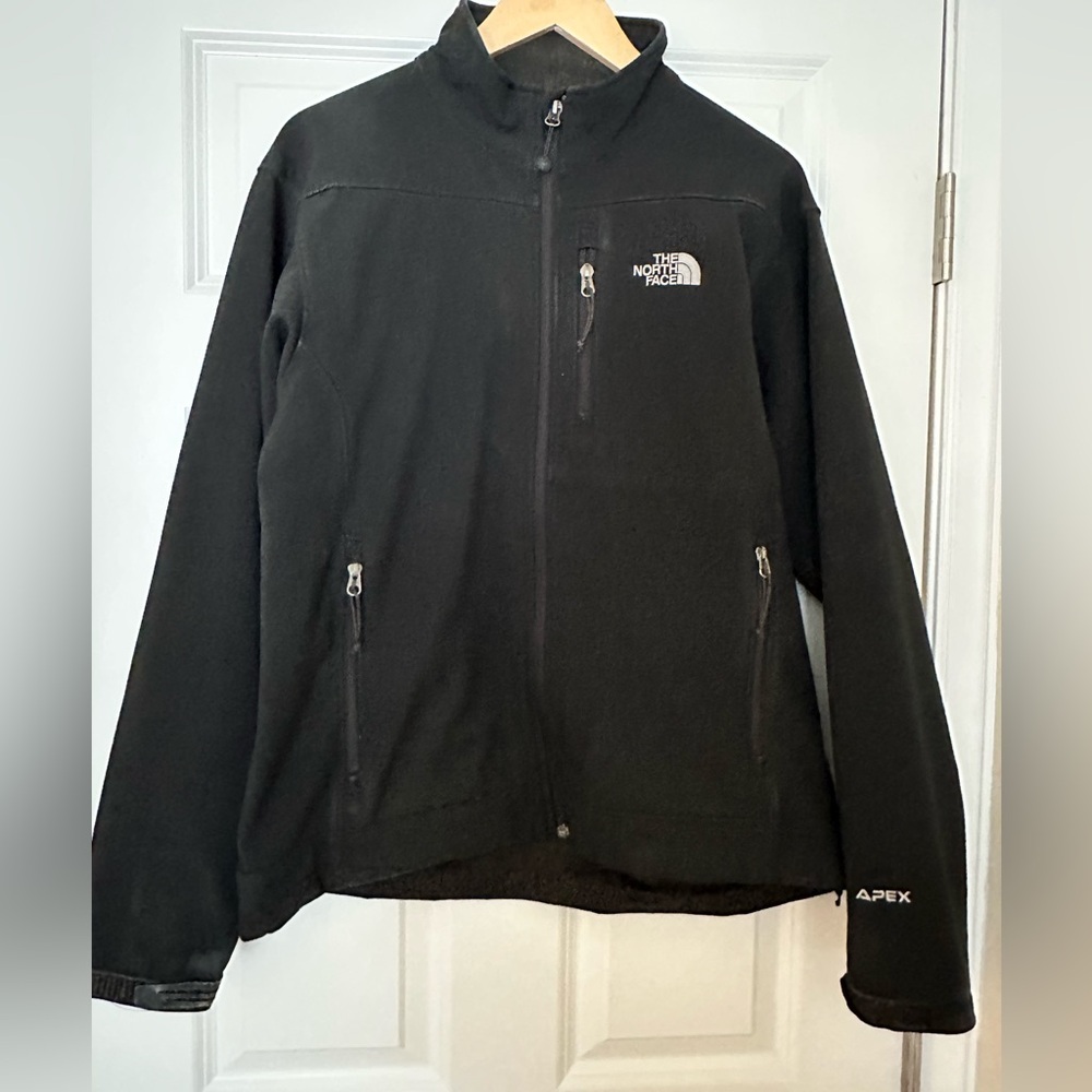 The North Face Men's Black Apex Performance Jacket-Size Medium